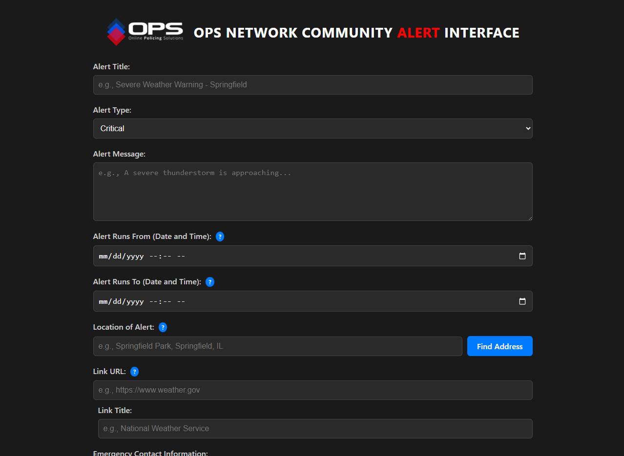 Alert Interface